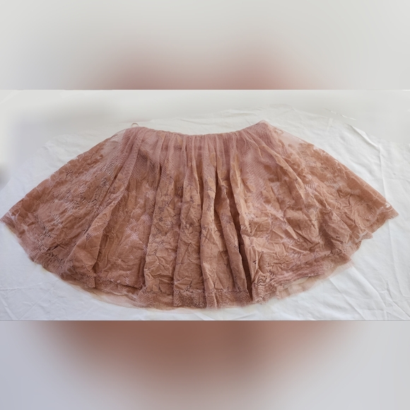 Luxxel Dusty Rose Floral Tulle Dress (sz small/petite) - Picture 5 of 16